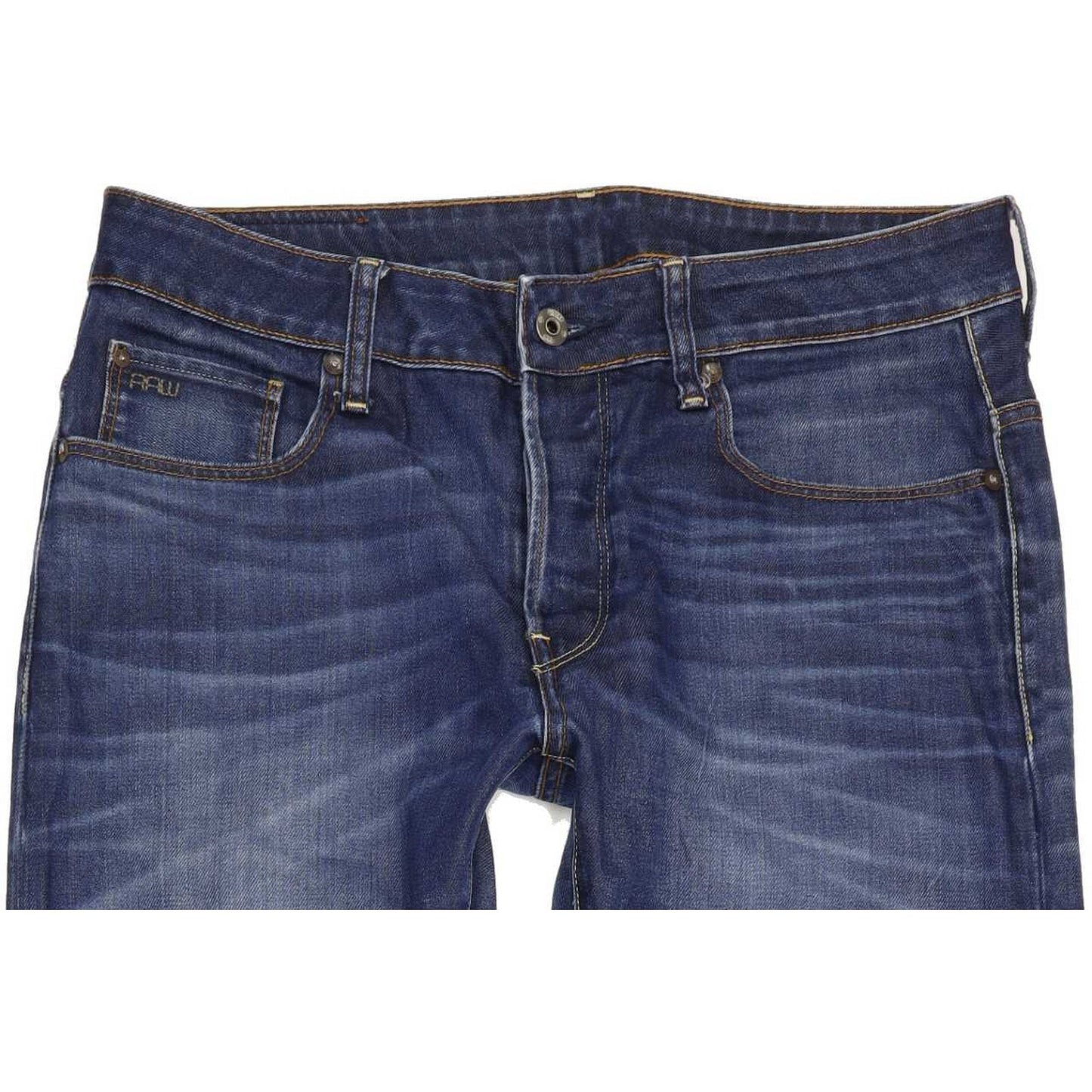 G-Star 3301 Men Blue Straight Regular Jeans W33 L31