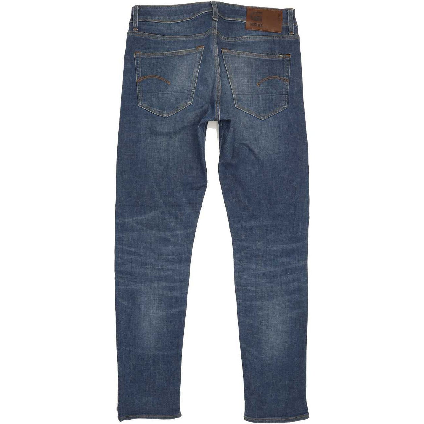 G-Star 3301 Men Blue Straight Slim Stretch Jeans W31 L32