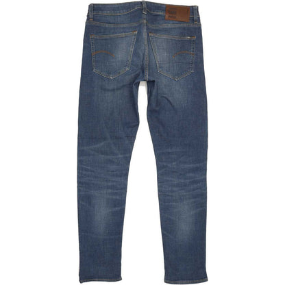 G-Star 3301 Men Blue Straight Slim Stretch Jeans W31 L32