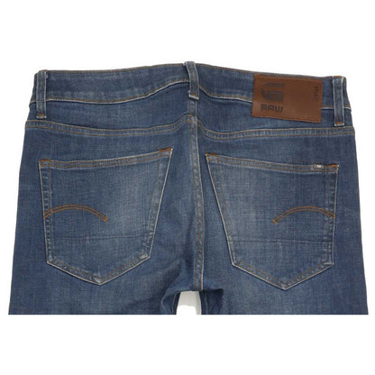 G-Star 3301 Men Blue Straight Slim Stretch Jeans W31 L32