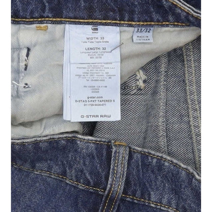 G-Star D-Staq 5PKT Men Blue Tapered Regular Jeans W33 L32