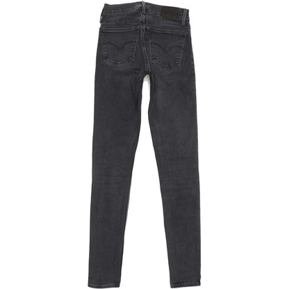 Levi's 710 Women Black Skinny Slim Stretch Jeans W24 L30