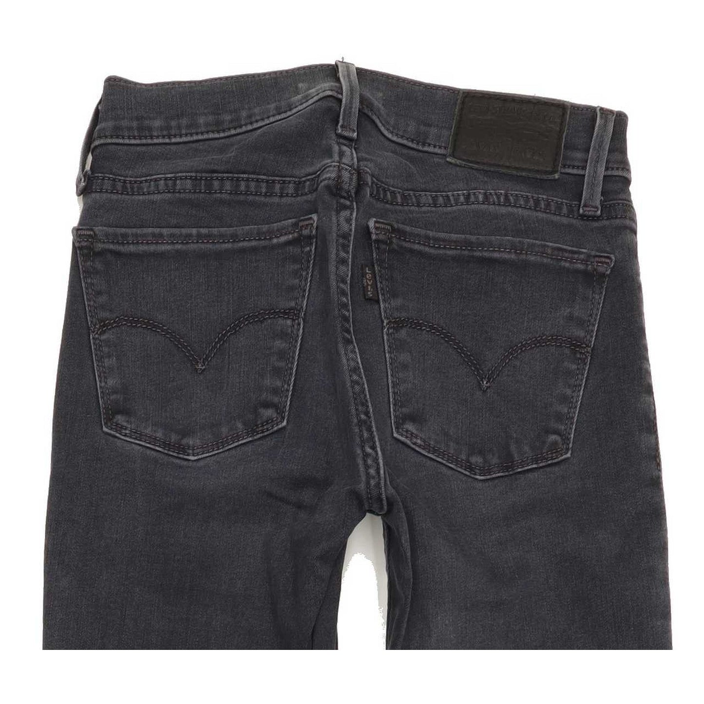 Levi's 710 Women Black Skinny Slim Stretch Jeans W24 L30