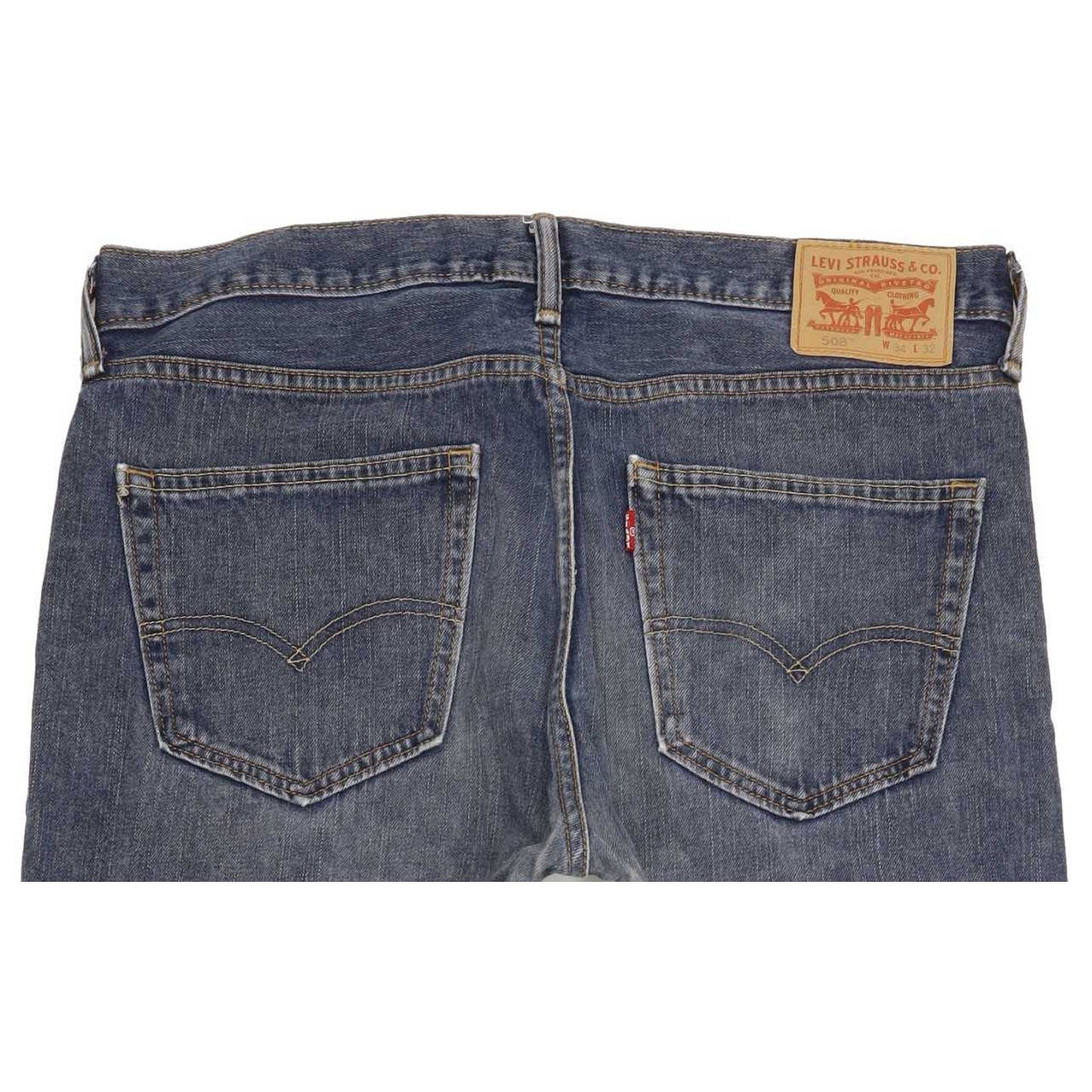 Levi's 508 Men Blue Straight Slim Jeans W34 L29