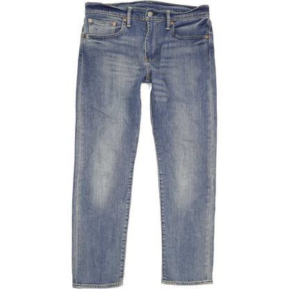 Levi's 502 Men Blue Tapered Slim Stretch Jeans W32 L29
