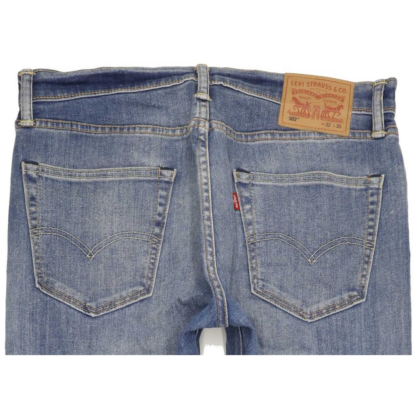 Levi's 502 Men Blue Tapered Slim Stretch Jeans W32 L29