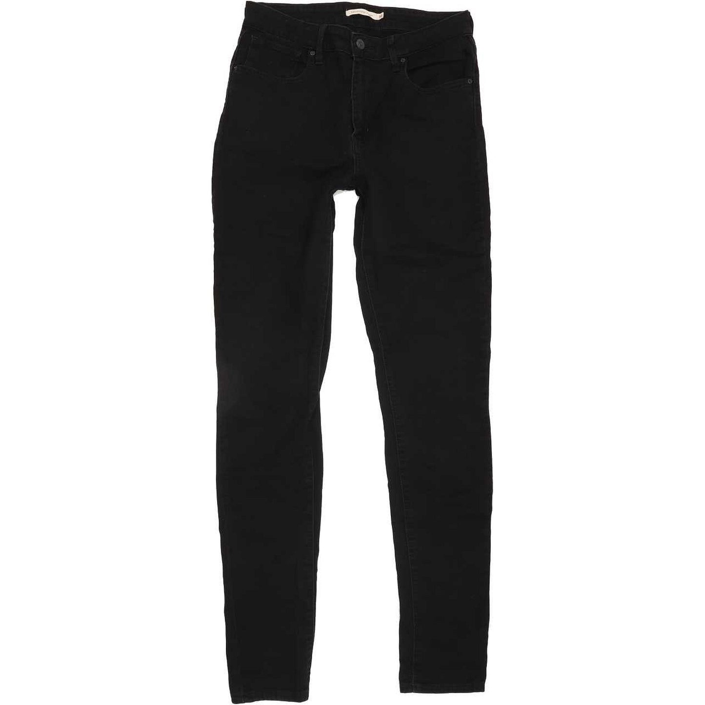 Levi's 721 High Rise Men Black Skinny Stretch Jeans W30 L33