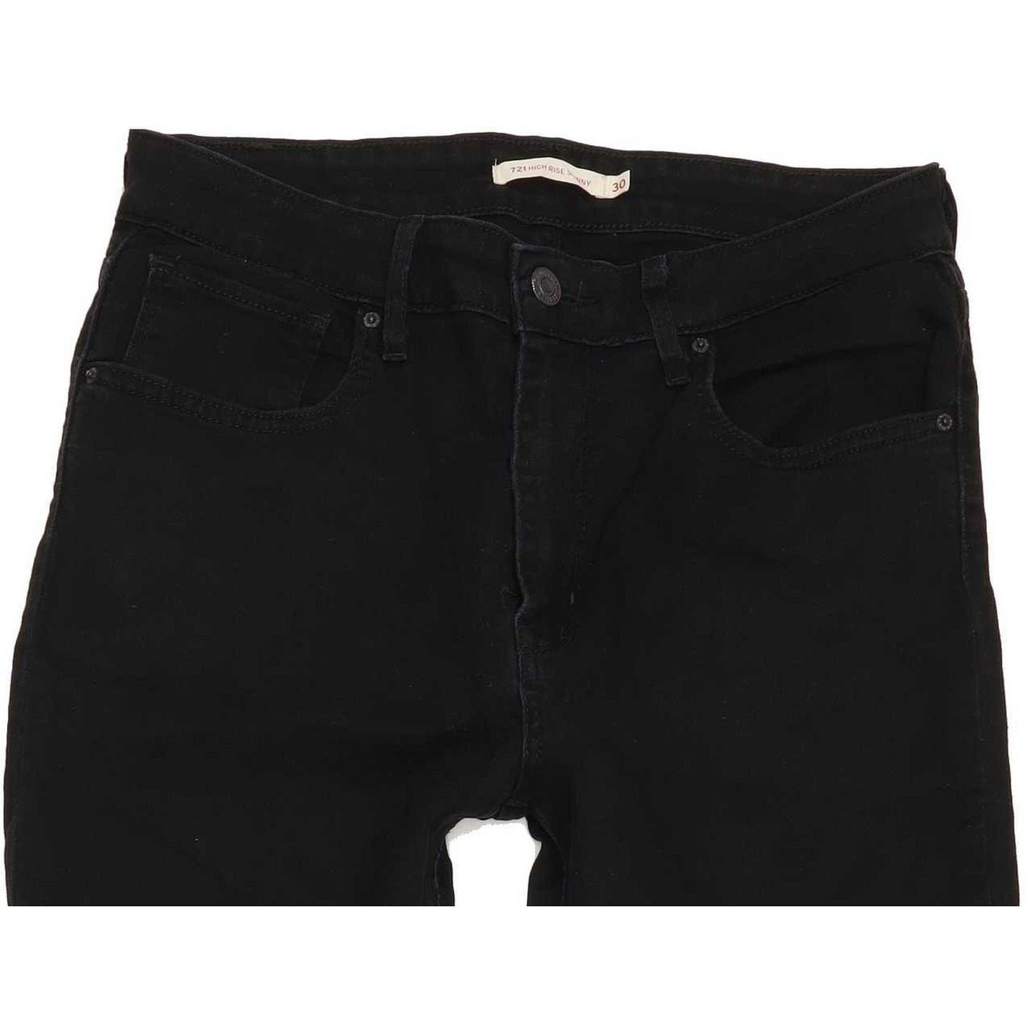 Levi's 721 High Rise Men Black Skinny Stretch Jeans W30 L33