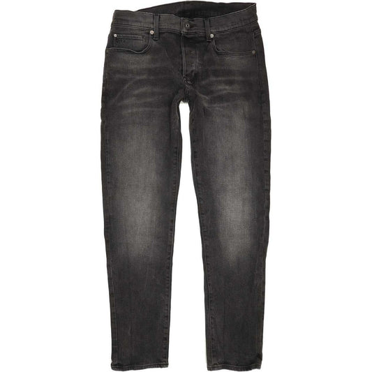 G-Star 3301 Men Charcoal Straight Slim Jeans W32 L31
