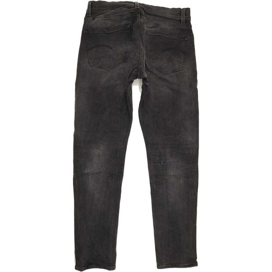 G-Star 3301 Men Charcoal Straight Slim Jeans W32 L31