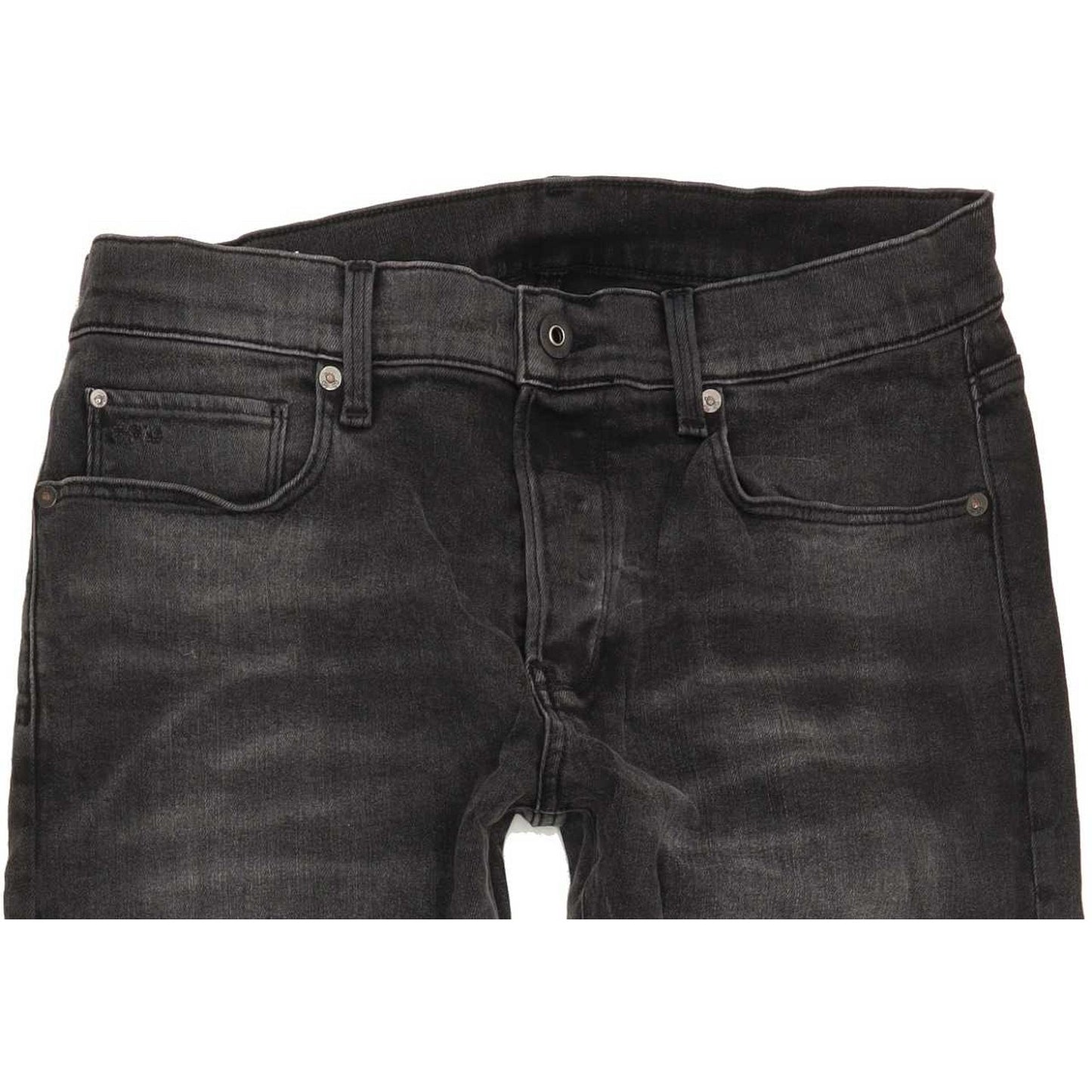 G-Star 3301 Men Charcoal Straight Slim Jeans W32 L31