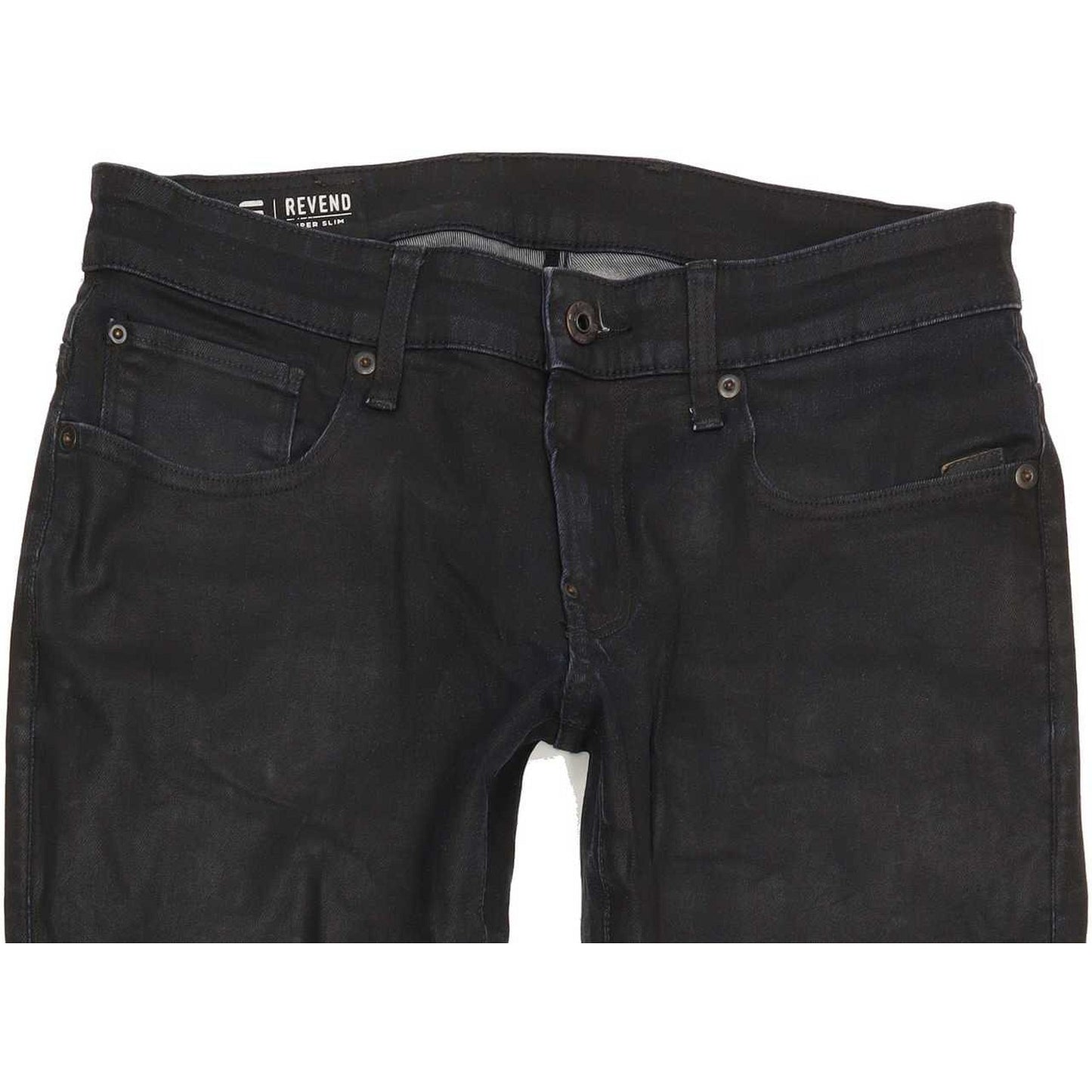G-Star Revend Super Men Navy Straight Slim Stretch Jeans W31 L32