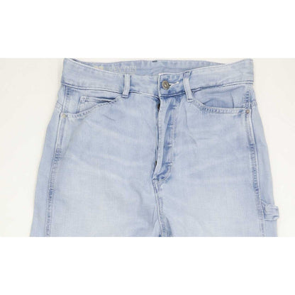 G-Star Revynn Ultra High Blue Straight Boyfriend Jeans High Waisted W28 L28