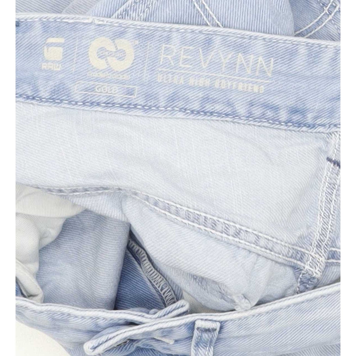 G-Star Revynn Ultra High Blue Straight Boyfriend Jeans High Waisted W28 L28
