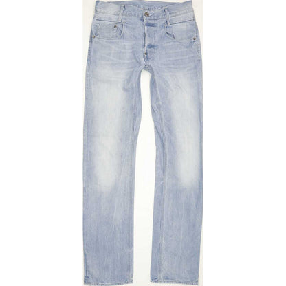 G-Star New Radar Men Blue Straight Slim Jeans W31 L34