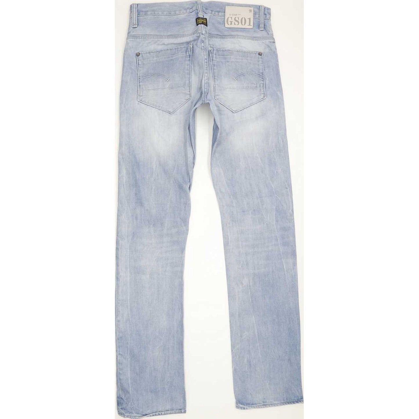 G-Star New Radar Men Blue Straight Slim Jeans W31 L34