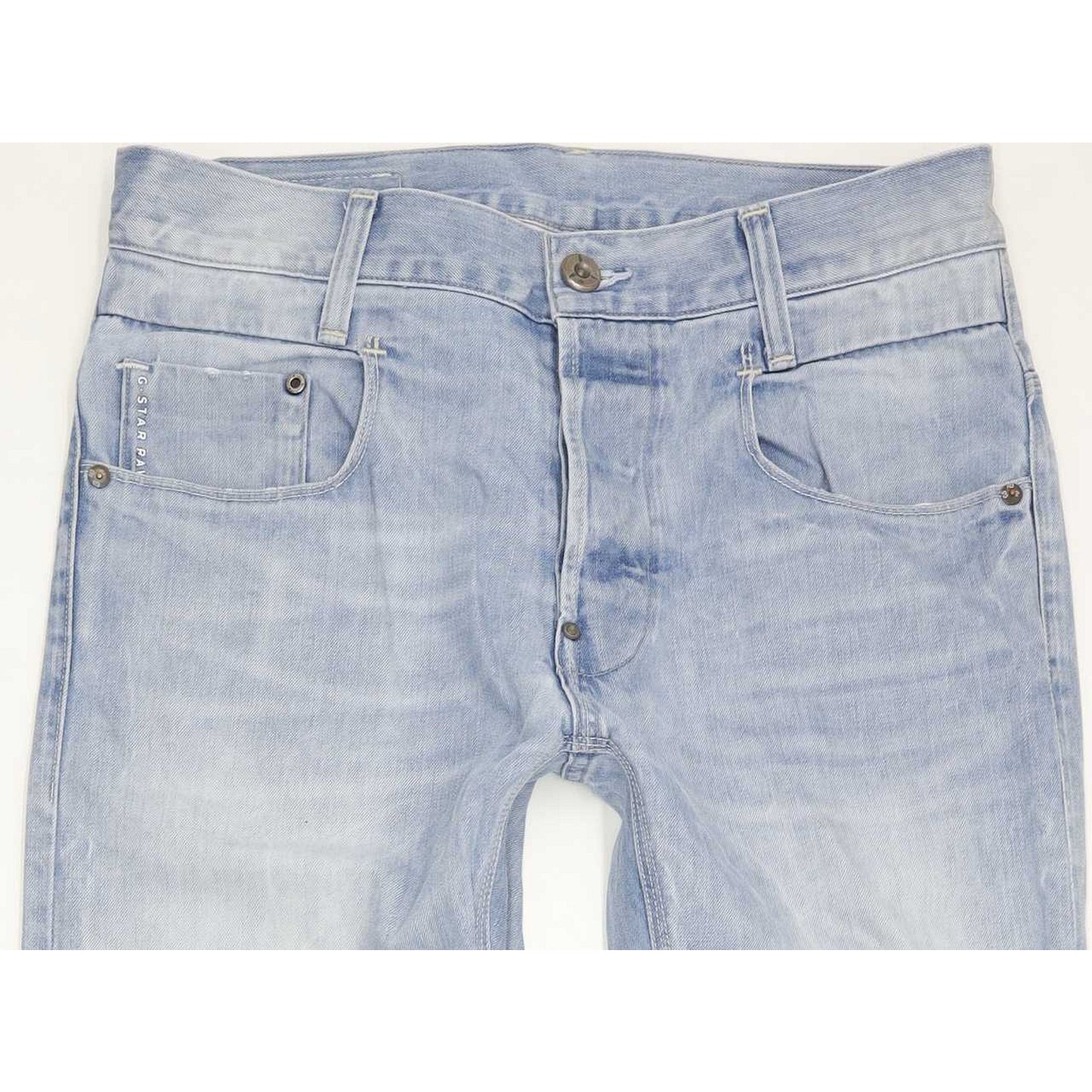G-Star New Radar Men Blue Straight Slim Jeans W31 L34