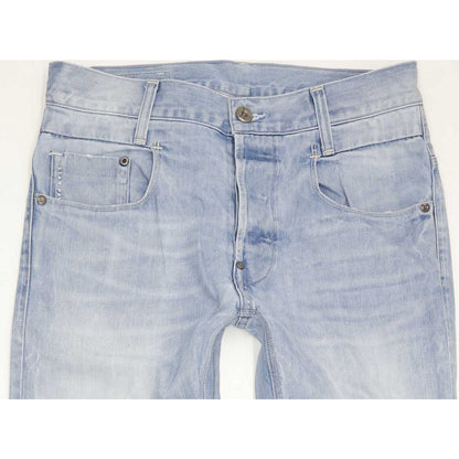 G-Star New Radar Men Blue Straight Slim Jeans W31 L34