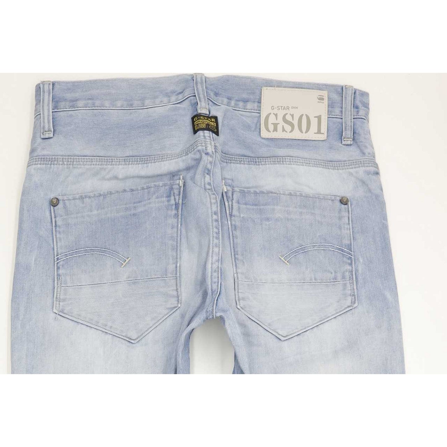 G-Star New Radar Men Blue Straight Slim Jeans W31 L34