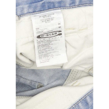 G-Star New Radar Men Blue Straight Slim Jeans W31 L34