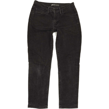 Levi's Men Black Straight Regular Stretch Jeans W27 L26