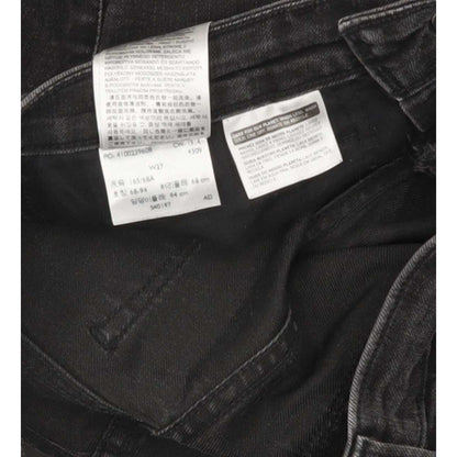 Levi's Men Black Straight Regular Stretch Jeans W27 L26