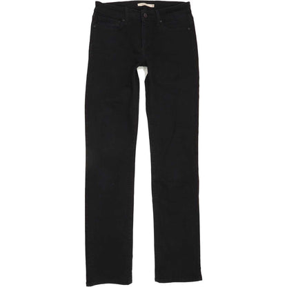 Levi's 714 Men Black Straight Regular Jeans W28 L32