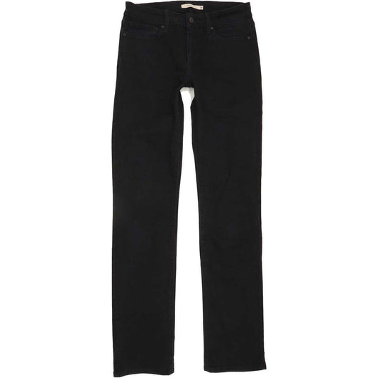 Levi's 714 Men Black Straight Regular Jeans W28 L32