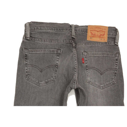 Levi's 511 Men Grey Straight Slim Stretch Jeans W29 L32