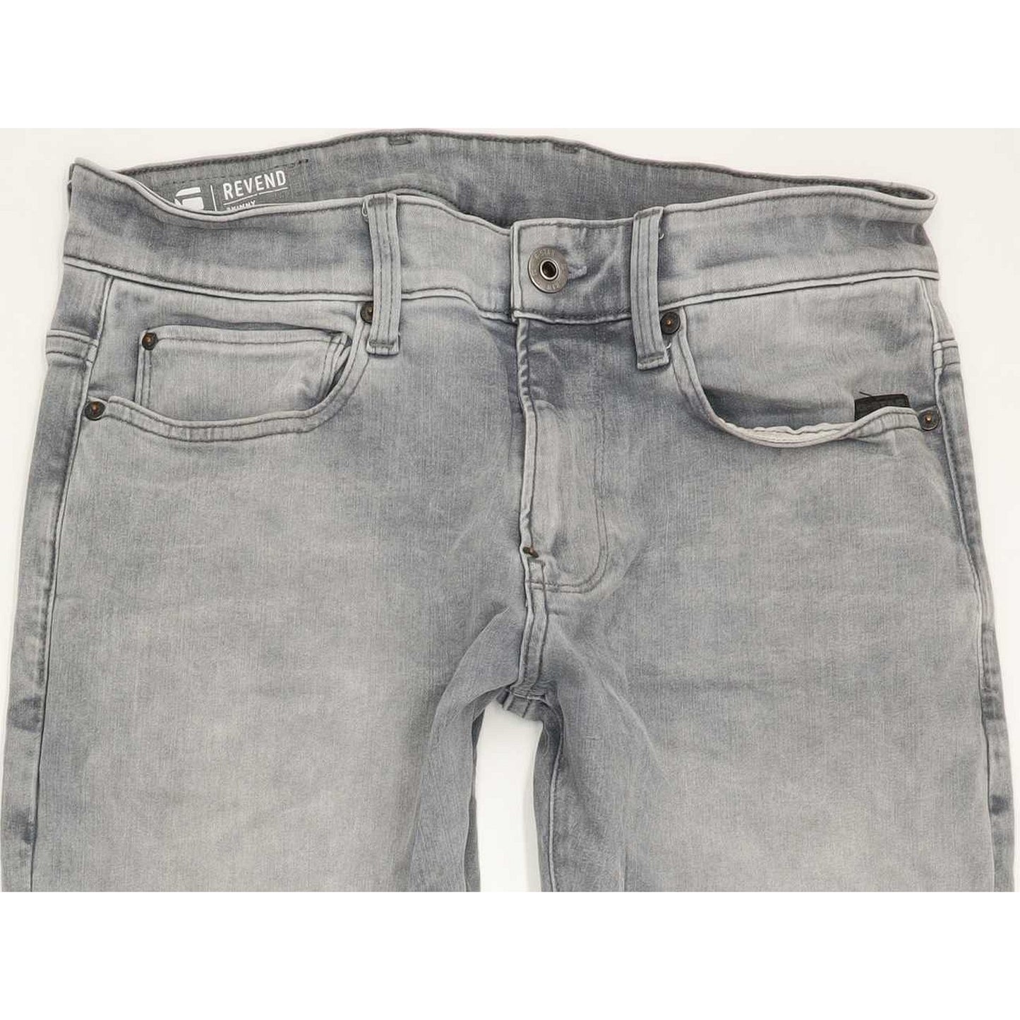 G-Star Revend Men Grey Skinny Slim Stretch Jeans W30 L32