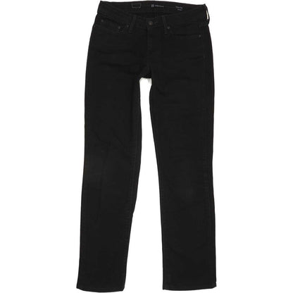 Levi's Slight Curve Women Black Straight Classic Stretch Jeans W28 L29