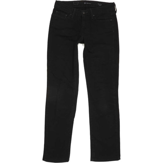 Levi's Slight Curve Women Black Straight Classic Stretch Jeans W28 L29