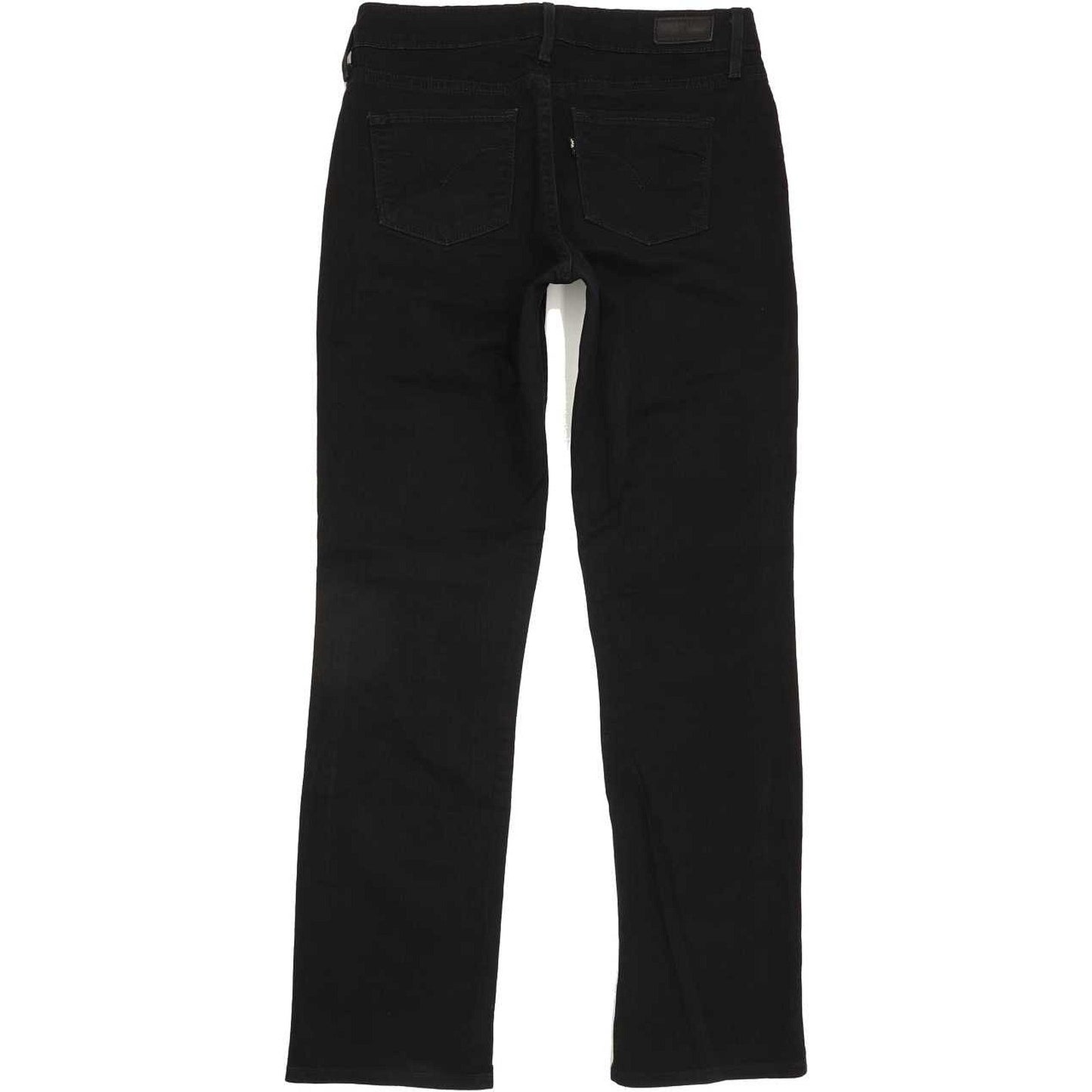 Levi's Slight Curve Women Black Straight Classic Stretch Jeans W28 L29