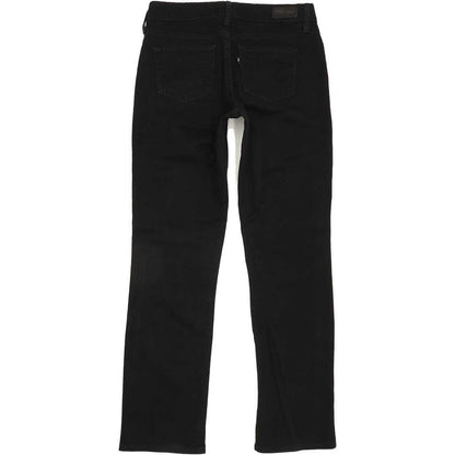 Levi's Slight Curve Women Black Straight Classic Stretch Jeans W28 L29