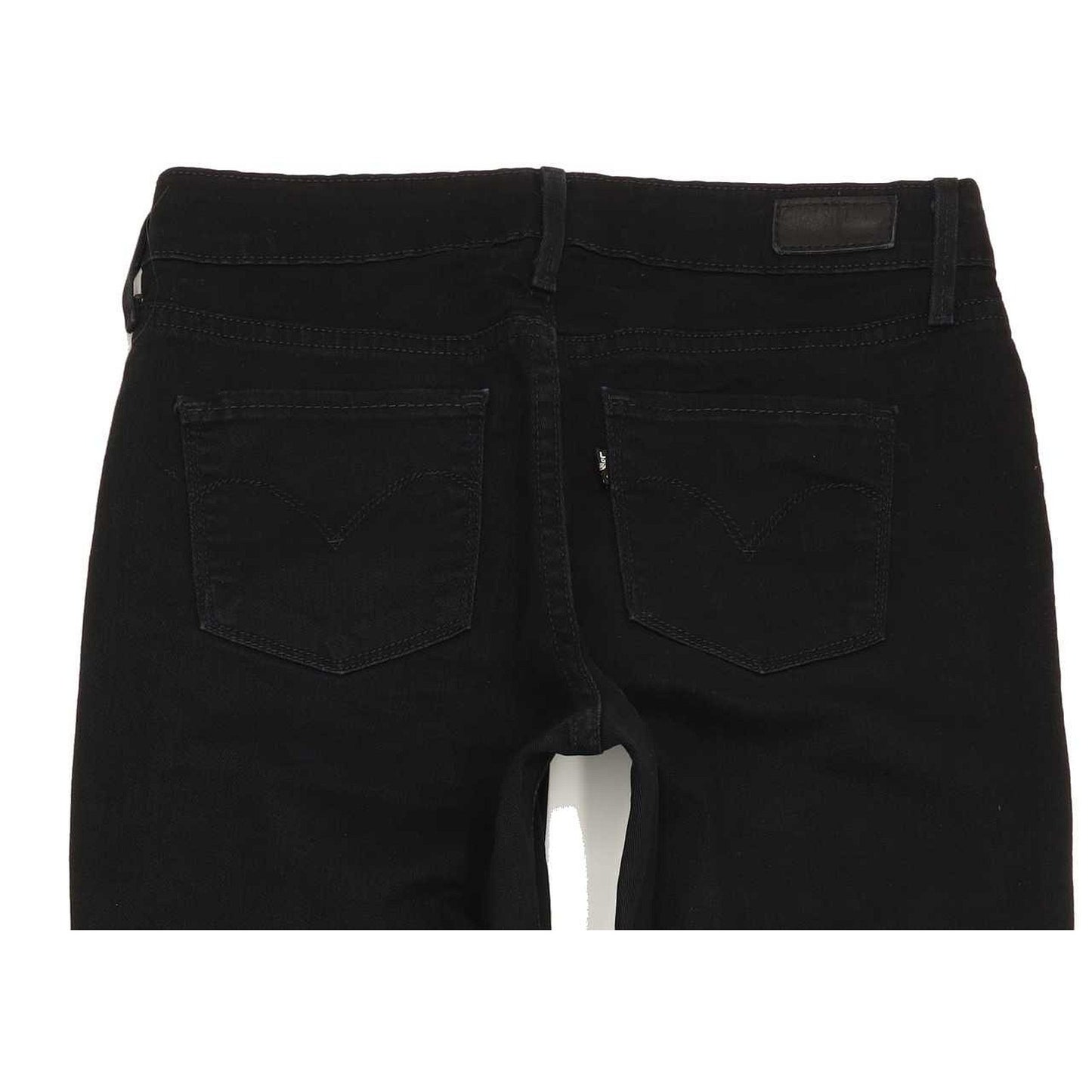 Levi's Slight Curve Women Black Straight Classic Stretch Jeans W28 L29