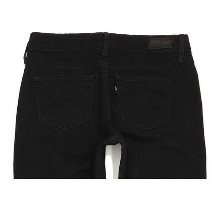 Levi's Slight Curve Women Black Straight Classic Stretch Jeans W28 L29