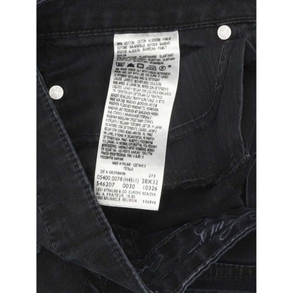 Levi's Slight Curve Women Black Straight Slim Stretch Jeans W28 L28