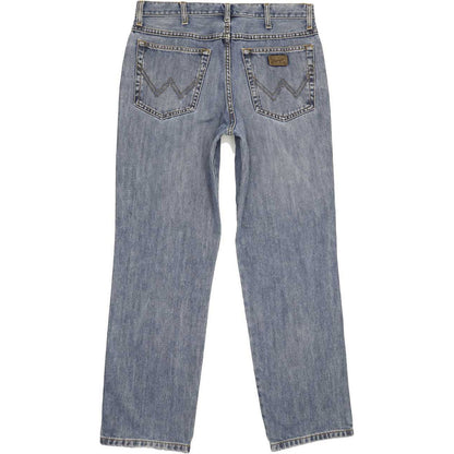 Wrangler Men Blue Straight Regular Jeans W32 L30