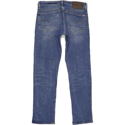 G-Star 3301 Men Blue Straight Slim Stretch Jeans W31 L32