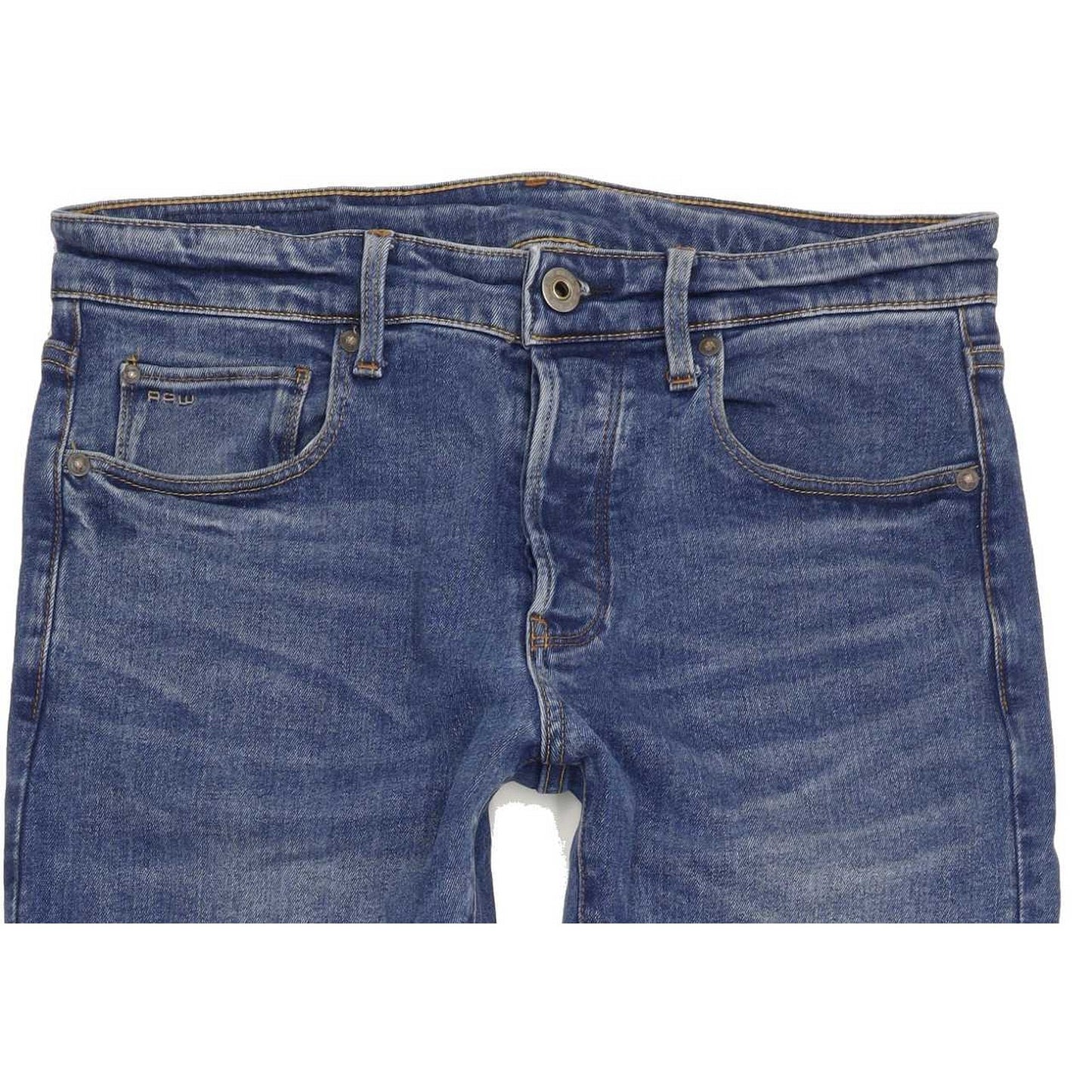 G-Star 3301 Men Blue Straight Slim Stretch Jeans W31 L32