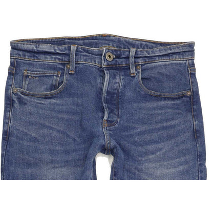 G-Star 3301 Men Blue Straight Slim Stretch Jeans W31 L32
