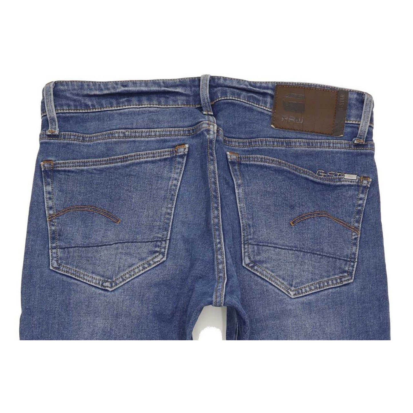 G-Star 3301 Men Blue Straight Slim Stretch Jeans W31 L32