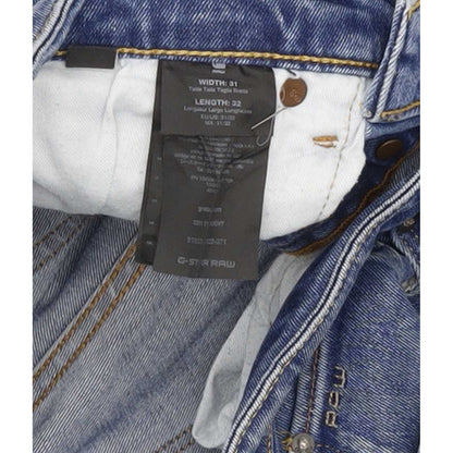 G-Star 3301 Men Blue Straight Slim Stretch Jeans W31 L32