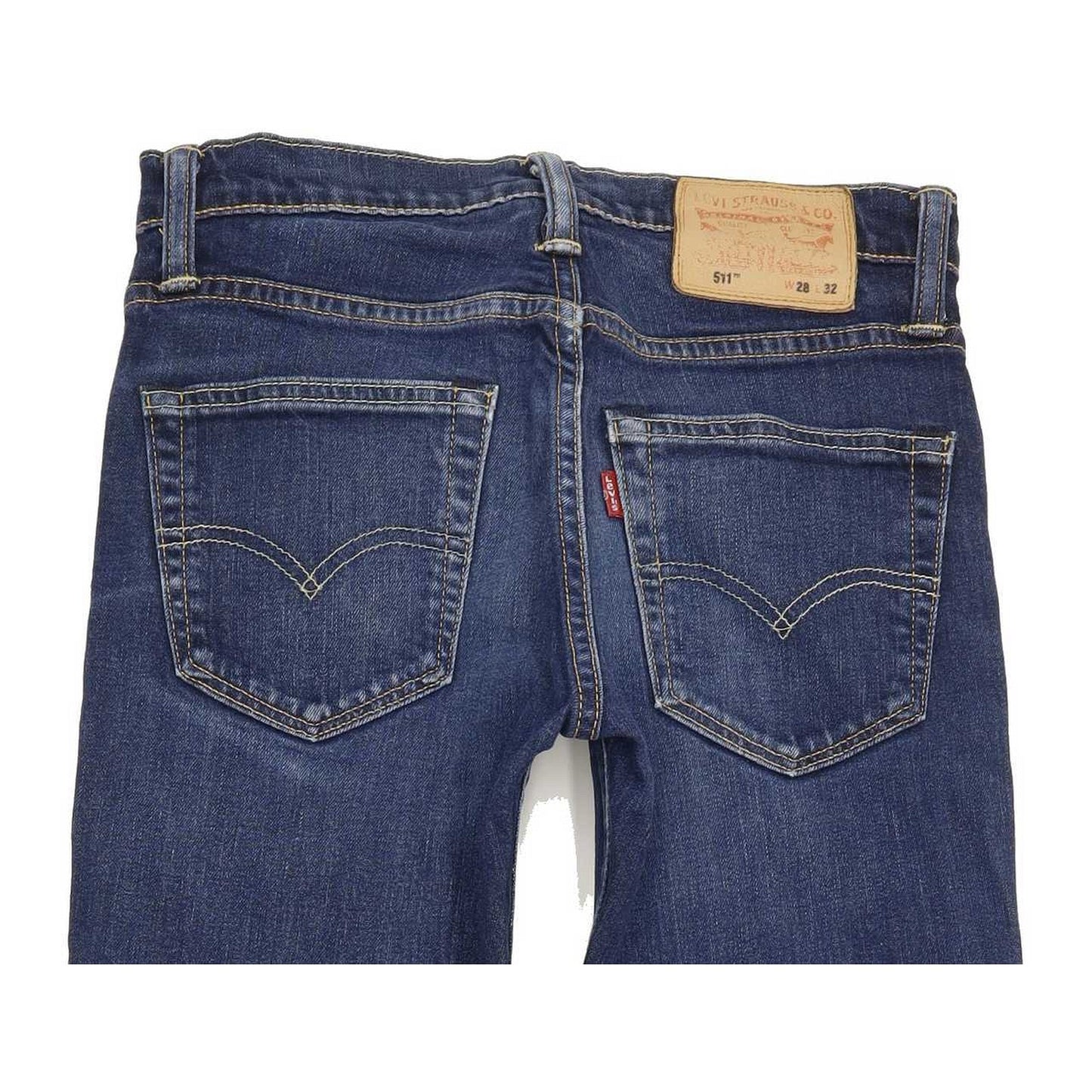 Levi's 511 Men Blue Straight Slim Stretch Jeans W28 L31