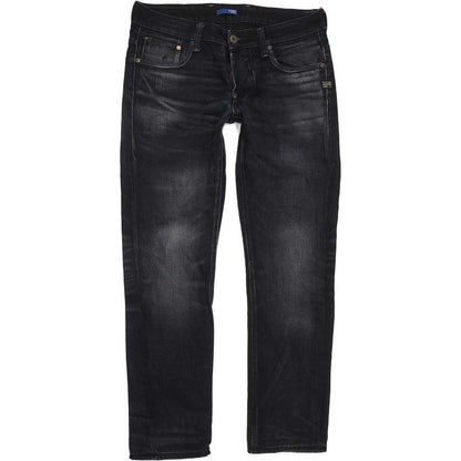 G-Star Attacc Low Men Blue Straight Slim Jeans W31 L30