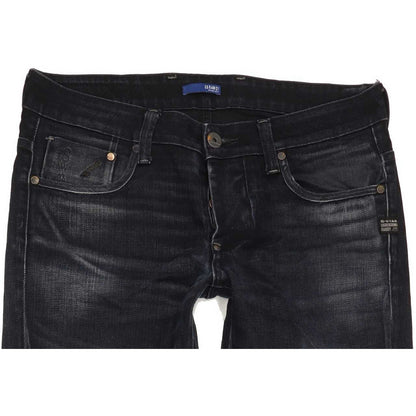 G-Star Attacc Low Men Blue Straight Slim Jeans W31 L30