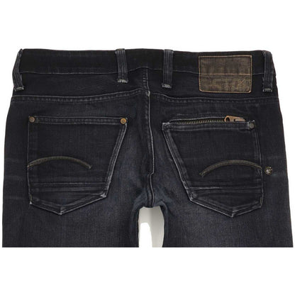 G-Star Attacc Low Men Blue Straight Slim Jeans W31 L30