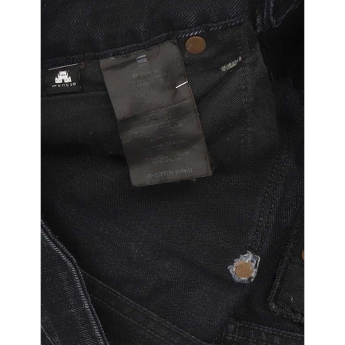 G-Star Attacc Low Men Blue Straight Slim Jeans W31 L30