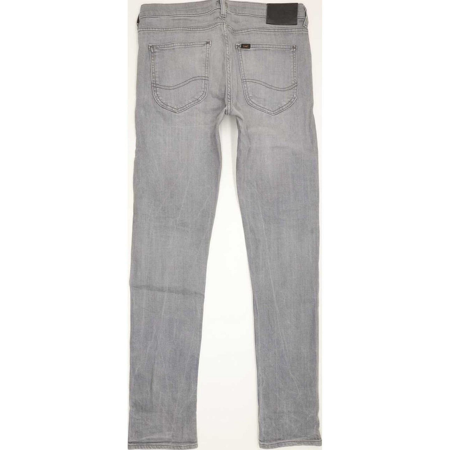 Lee Luke Men Grey Skinny Slim Stretch Jeans W32 L33