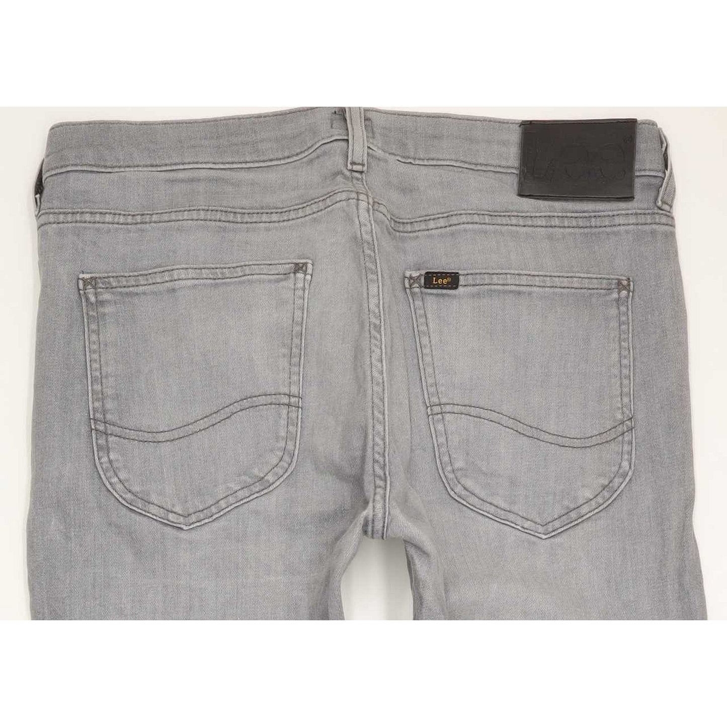 Lee Luke Men Grey Skinny Slim Stretch Jeans W32 L33